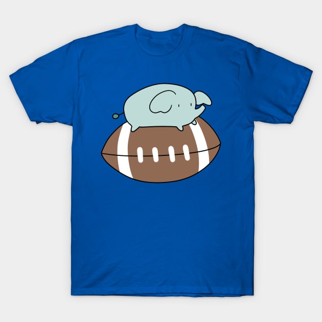 Tiny Elephant and Football T-Shirt by saradaboru